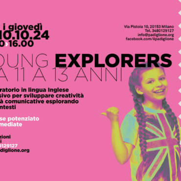 Laboratorio di inglese Young Explorers 11-13 anni